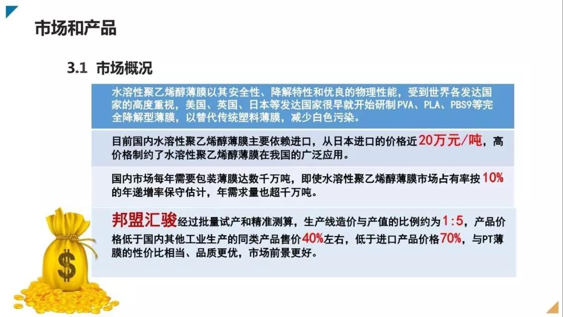 邦盟汇骏融资商业计划书-全生物质降解薄膜循环经济产业项目